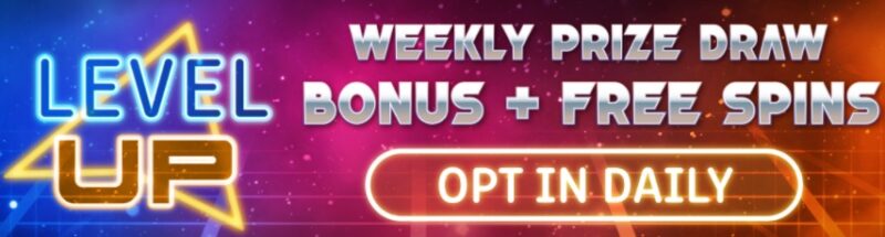 Win cash and free spins weekly on the Golden Nugget